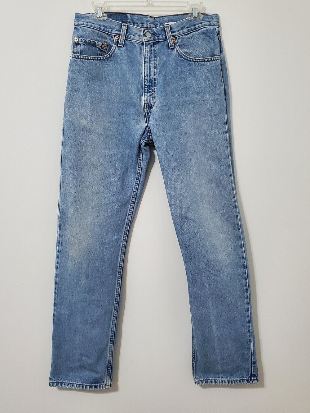 Levi's 505 Vintage Regular Fit Straight Leg Jeans 33 Waist